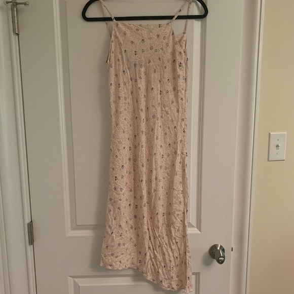 AG Floral Midi Slip Dress (Pink) - Picture 3 of 5
